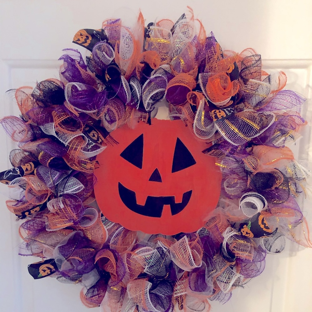 Handmade Halloween wreath